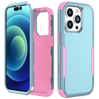 For iPhone 15 Pro Max / Grey Green+Pink