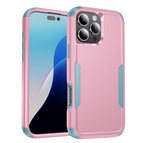 For iPhone 16 Pro Max / Pink+Grey Green
