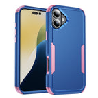 For iPhone 16 / Royal Blue+Pink
