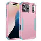 For iPhone 18 Pro Max / 17 Pro Max / Pink+Grey Green