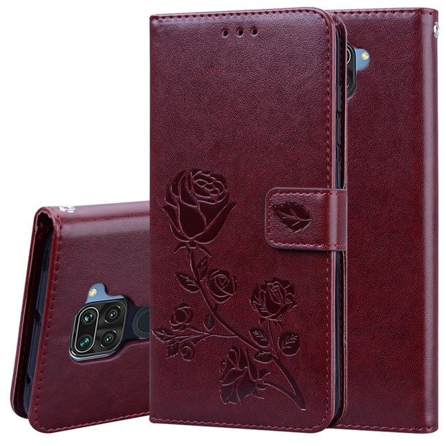 Rose Embossed Horizontal Flip PU Leather Case with Holder & Card Slots & Wallet, For Xiaomi Redmi Note 9, For Huawei Honor 9S, For Huawei Y7P / Honor 9C, For Huawei Honor 9A