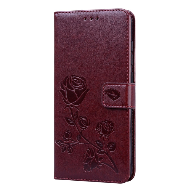Rose Embossed Horizontal Flip PU Leather Case with Holder & Card Slots & Wallet, For Xiaomi Redmi Note 9, For Huawei Honor 9S, For Huawei Y7P / Honor 9C, For Huawei Honor 9A