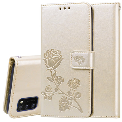 Rose Embossed Horizontal Flip PU Leather Case with Holder & Card Slots & Wallet, For Samsung Galaxy A11, For Samsung Galaxy A31, For Samsung Galaxy A41, For Samsung Galaxy M30s / M21