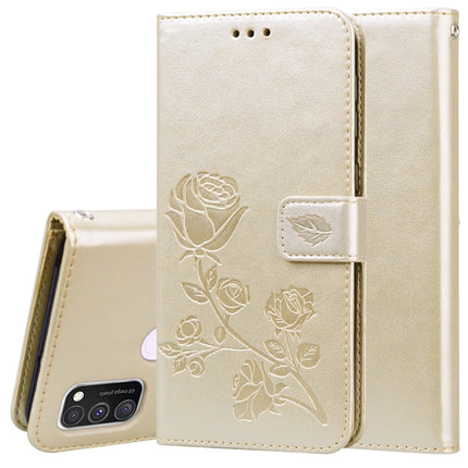 Rose Embossed Horizontal Flip PU Leather Case with Holder & Card Slots & Wallet, For Samsung Galaxy A11, For Samsung Galaxy A31, For Samsung Galaxy A41, For Samsung Galaxy M30s / M21