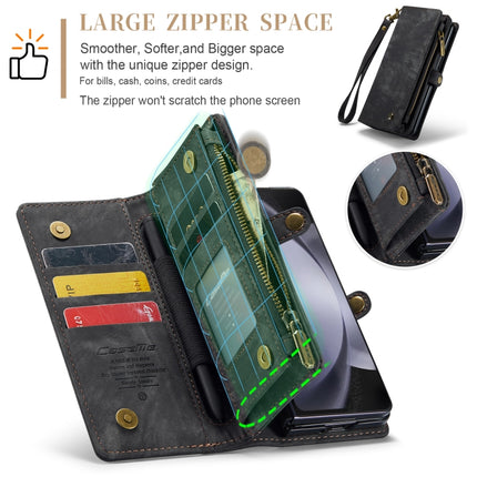 CaseMe 008 Multifunctional Zipper Wallet Phone Leather Case, For Samsung Galaxy Z Fold5