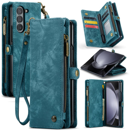 CaseMe 008 Multifunctional Zipper Wallet Phone Leather Case, For Samsung Galaxy Z Fold5
