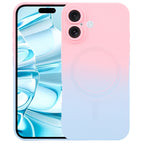 For iPhone 16 / Pink Blue