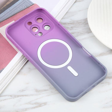 Liquid TPU Silicone Gradient MagSafe Phone Case, For iPhone 17e / 16e, For iPhone 17 Pro Max, For iPhone 17 Pro, For iPhone 17