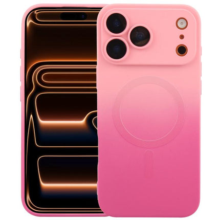 Liquid TPU Silicone Gradient MagSafe Phone Case, For iPhone 17e / 16e, For iPhone 17 Pro Max, For iPhone 17 Pro, For iPhone 17