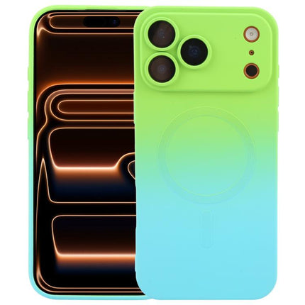 Liquid TPU Silicone Gradient MagSafe Phone Case, For iPhone 17e / 16e, For iPhone 17 Pro Max, For iPhone 17 Pro, For iPhone 17
