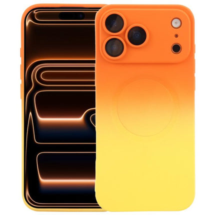 Liquid TPU Silicone Gradient MagSafe Phone Case, For iPhone 17e / 16e, For iPhone 17 Pro Max, For iPhone 17 Pro, For iPhone 17