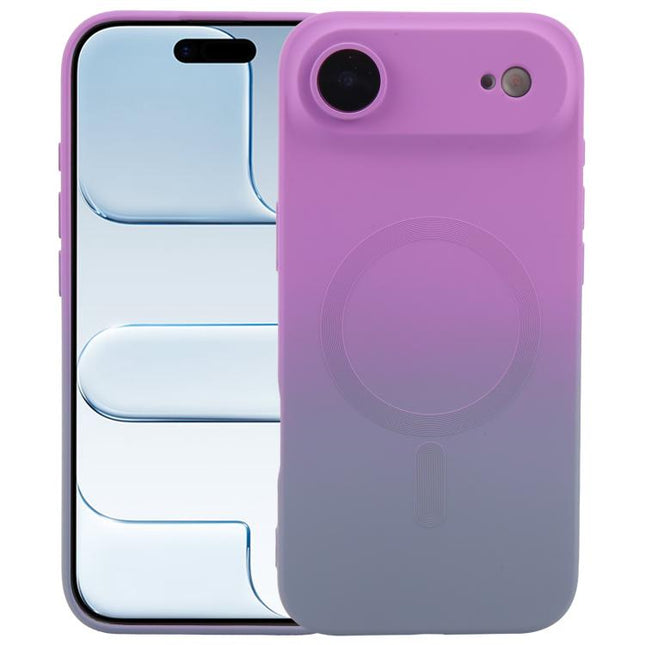 Liquid TPU Silicone Gradient MagSafe Phone Case, For iPhone Air, For iPhone 16 Pro Max, For iPhone 16 Pro, For iPhone 16 Plus