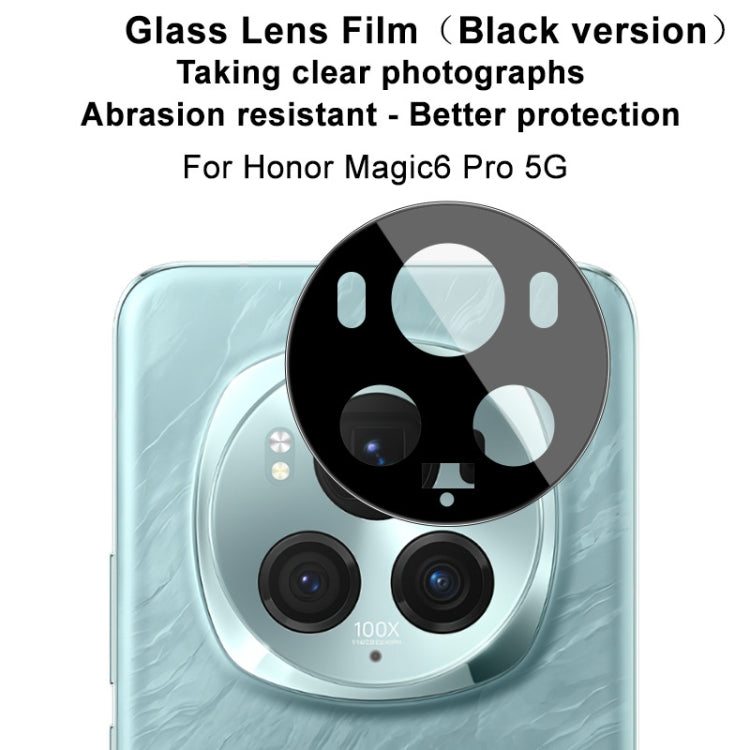 IMAK Rear Camera Lens Glass Film Black Version, For Honor Magic6 Pro 5G, For Honor Magic6 5G, For Honor Magic V2 5G