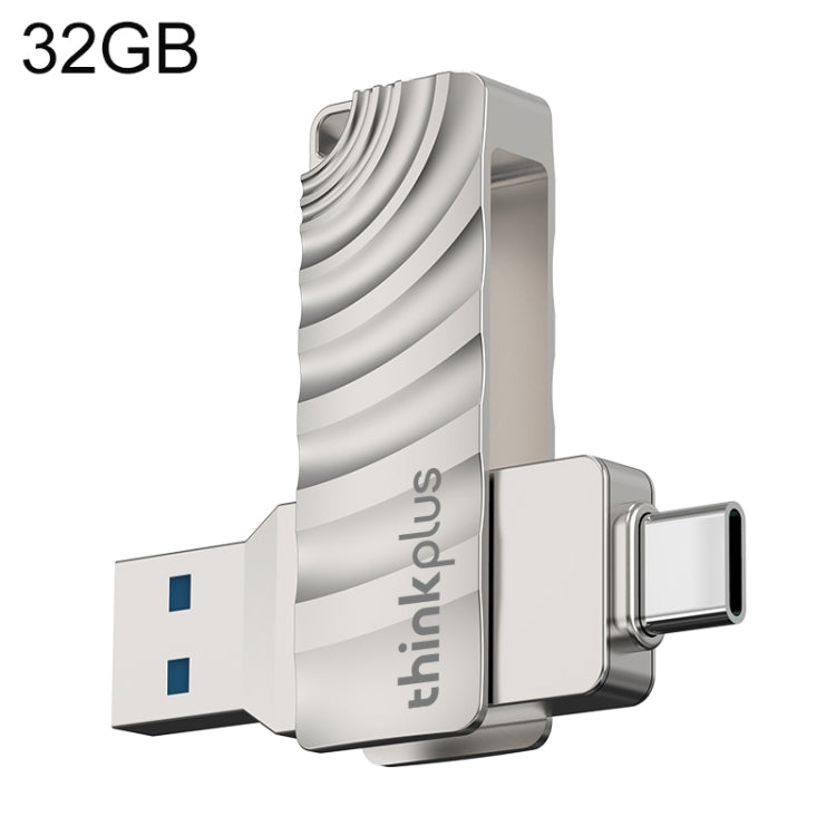 Lenovo Thinkplus MU232 USB 3.2 + USB-C / Type-C Dual Head Flash Drive, 32GB, 64GB, 128GB, 256GB