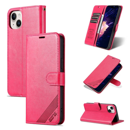 AZNS Sheepskin Texture Flip Leather Phone Case, For iPhone 15 Pro, For iPhone 15 Plus, For iPhone 15