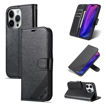 AZNS Sheepskin Texture Flip Leather Phone Case, For iPhone 17 Pro Max, For iPhone 17 Pro, For iPhone 17, For iPhone Air, For iPhone 16e, For iPhone 16 Pro Max, For iPhone 16 Pro, For iPhone 15 Pro Max