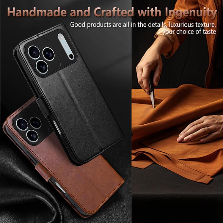 AZNS Sheepskin Texture Flip Leather Phone Case