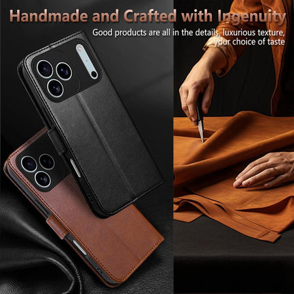 AZNS Sheepskin Texture Flip Leather Phone Case, For iPhone 17 Pro Max, For iPhone 17 Pro, For iPhone 17, For iPhone Air, For iPhone 16e, For iPhone 16 Pro Max, For iPhone 16 Pro, For iPhone 15 Pro Max