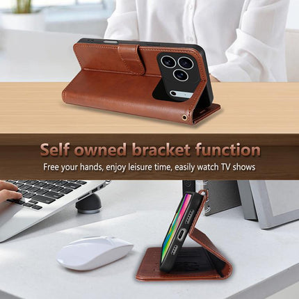 AZNS Sheepskin Texture Flip Leather Phone Case, For iPhone 17 Pro Max, For iPhone 17 Pro, For iPhone 17, For iPhone Air, For iPhone 16e, For iPhone 16 Pro Max, For iPhone 16 Pro, For iPhone 15 Pro Max