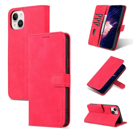 AZNS Skin Feel Calf Texture Flip Leather Phone Case, For iPhone 15 Pro, For iPhone 15 Plus, For iPhone 15