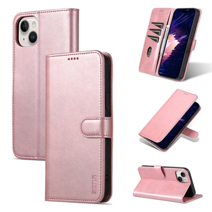 AZNS Skin Feel Calf Texture Flip Leather Phone Case, For iPhone 15 Pro, For iPhone 15 Plus, For iPhone 15
