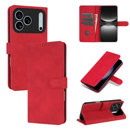 AZNS Skin Feel Calf Texture Flip Leather Phone Case, For iPhone 18 Pro, For iPhone 18 Pro Max, For iPhone 17e / 16e, For iPhone 17 Pro Max
