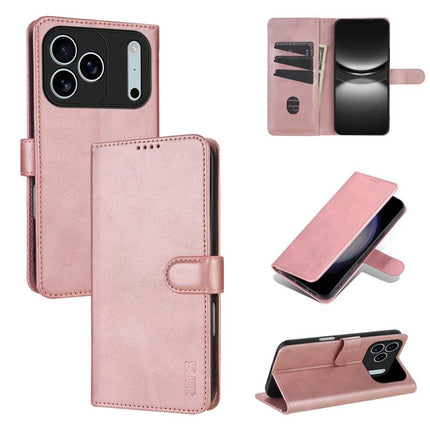 AZNS Skin Feel Calf Texture Flip Leather Phone Case, For iPhone 18 Pro, For iPhone 18 Pro Max, For iPhone 17e / 16e, For iPhone 17 Pro Max