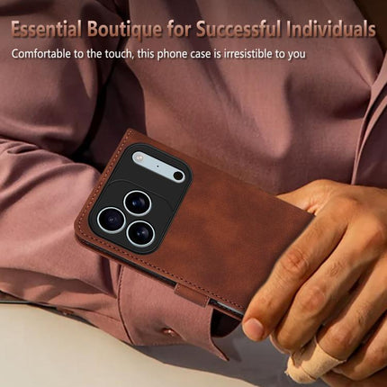 AZNS Skin Feel Calf Texture Flip Leather Phone Case, For iPhone 18 Pro, For iPhone 18 Pro Max, For iPhone 17e / 16e, For iPhone 17 Pro Max
