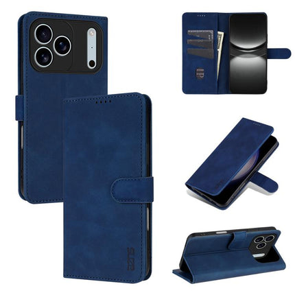 AZNS Skin Feel Calf Texture Flip Leather Phone Case, For iPhone 18 Pro, For iPhone 18 Pro Max, For iPhone 17e / 16e, For iPhone 17 Pro Max