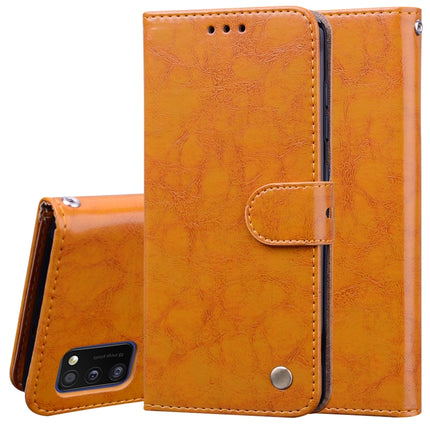 Business Style Oil Wax Texture Horizontal Flip Leather Case with Holder & Card Slots & Wallet, For Samsung Galaxy A41, For Xiaomi Redmi Note 9