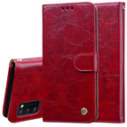 For Samsung Galaxy A41 / Brown Red