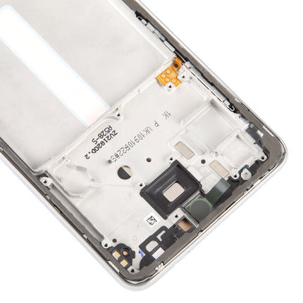 OLED LCD Screen Digitizer Full Assembly with Frame, Not Supporting Fingerprint Identification, For Samsung Galaxy A52S SM-A528B