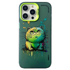 For iPhone 15 Pro Max / Green Cat