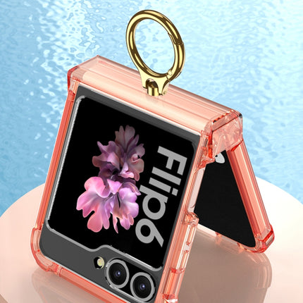 GKK MagSafe Airbag Hinge Shockproof Phone Case with Ring Holder, For Samsung Galaxy Z Flip6 / Flip7 FE, For Samsung Galaxy Z Flip5