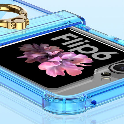 GKK MagSafe Airbag Hinge Shockproof Phone Case with Ring Holder, For Samsung Galaxy Z Flip6 / Flip7 FE, For Samsung Galaxy Z Flip5