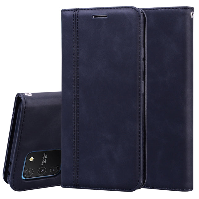 Frosted Business Magnetic Horizontal Flip PU Leather Case with Holder & Card Slot & Lanyard, For Samsung Galaxy S10 Lite / A91, For Samsung Galaxy S10, For Samsung Galaxy S20, For Samsung Galaxy S20 Plus