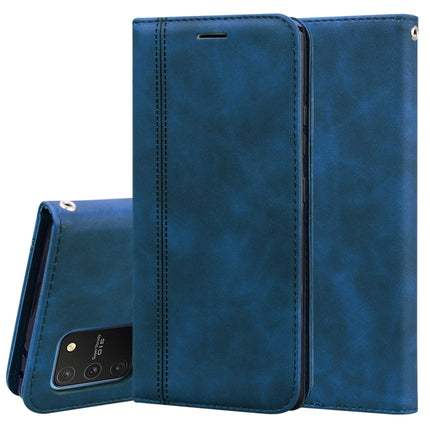 Frosted Business Magnetic Horizontal Flip PU Leather Case with Holder & Card Slot & Lanyard, For Samsung Galaxy S10 Lite / A91, For Samsung Galaxy S10, For Samsung Galaxy S20, For Samsung Galaxy S20 Plus