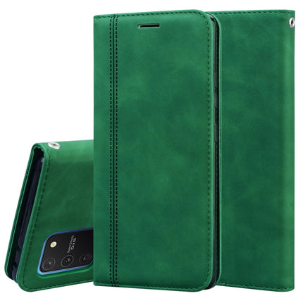 Frosted Business Magnetic Horizontal Flip PU Leather Case with Holder & Card Slot & Lanyard, For Samsung Galaxy S10 Lite / A91, For Samsung Galaxy S10, For Samsung Galaxy S20, For Samsung Galaxy S20 Plus