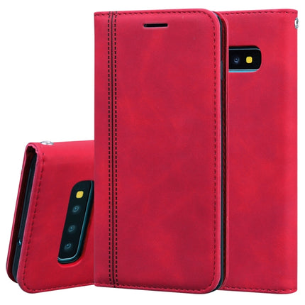 Frosted Business Magnetic Horizontal Flip PU Leather Case with Holder & Card Slot & Lanyard, For Samsung Galaxy S10 Lite / A91, For Samsung Galaxy S10, For Samsung Galaxy S20, For Samsung Galaxy S20 Plus