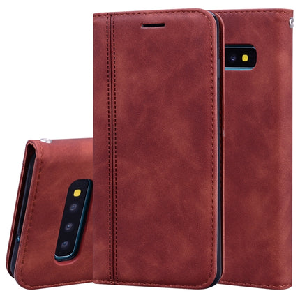Frosted Business Magnetic Horizontal Flip PU Leather Case with Holder & Card Slot & Lanyard, For Samsung Galaxy S10 Lite / A91, For Samsung Galaxy S10, For Samsung Galaxy S20, For Samsung Galaxy S20 Plus