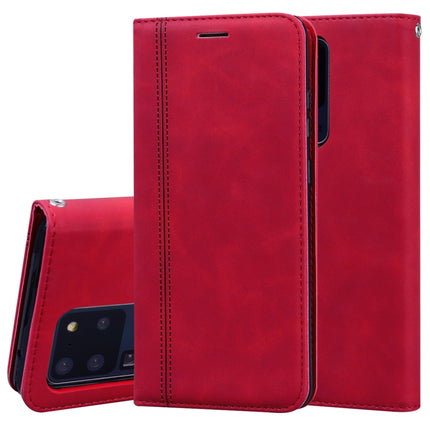 Frosted Business Magnetic Horizontal Flip PU Leather Case with Holder & Card Slot & Lanyard, For Samsung Galaxy S20 Ultra, For Samsung Galaxy M21, For Samsung Galaxy M31, For Samsung Galaxy J2 Core