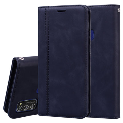 Frosted Business Magnetic Horizontal Flip PU Leather Case with Holder & Card Slot & Lanyard, For Samsung Galaxy S20 Ultra, For Samsung Galaxy M21, For Samsung Galaxy M31, For Samsung Galaxy J2 Core