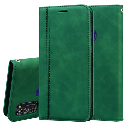Frosted Business Magnetic Horizontal Flip PU Leather Case with Holder & Card Slot & Lanyard, For Samsung Galaxy S20 Ultra, For Samsung Galaxy M21, For Samsung Galaxy M31, For Samsung Galaxy J2 Core