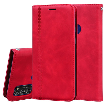 Frosted Business Magnetic Horizontal Flip PU Leather Case with Holder & Card Slot & Lanyard, For Samsung Galaxy S20 Ultra, For Samsung Galaxy M21, For Samsung Galaxy M31, For Samsung Galaxy J2 Core