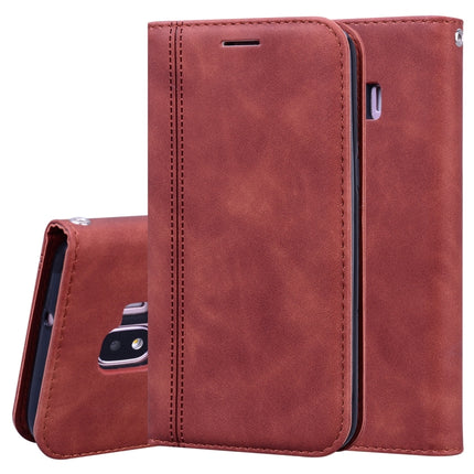Frosted Business Magnetic Horizontal Flip PU Leather Case with Holder & Card Slot & Lanyard, For Samsung Galaxy S20 Ultra, For Samsung Galaxy M21, For Samsung Galaxy M31, For Samsung Galaxy J2 Core