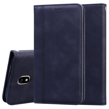 Frosted Business Magnetic Horizontal Flip PU Leather Case with Holder & Card Slot & Lanyard, For Samsung Galaxy J7 / J730 (EU), For Samsung Galaxy J4 Plus (2018), For Samsung Galaxy J6 Plus (2018)