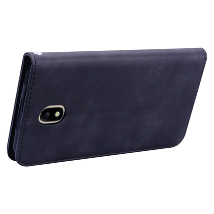 Frosted Business Magnetic Horizontal Flip PU Leather Case with Holder & Card Slot & Lanyard, For Samsung Galaxy J7 / J730 (EU), For Samsung Galaxy J4 Plus (2018), For Samsung Galaxy J6 Plus (2018)