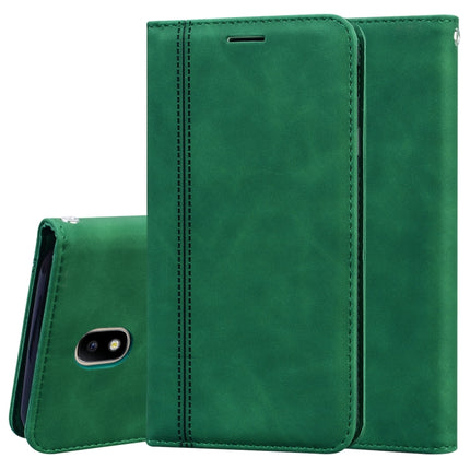 Frosted Business Magnetic Horizontal Flip PU Leather Case with Holder & Card Slot & Lanyard, For Samsung Galaxy J7 / J730 (EU), For Samsung Galaxy J4 Plus (2018), For Samsung Galaxy J6 Plus (2018)