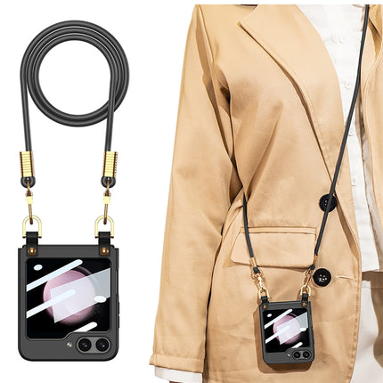GKK Cross-body Ultra-thin PC Phone Case with Strap, For Samsung Galaxy Z Flip5