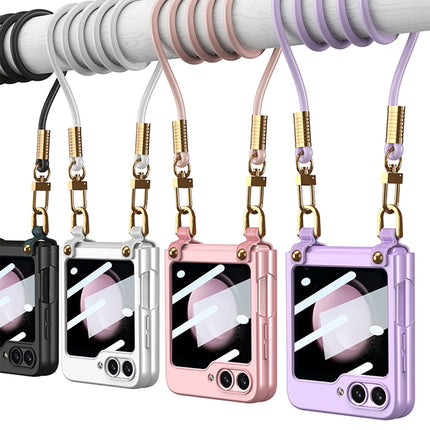 GKK Cross-body Ultra-thin PC Phone Case with Strap, For Samsung Galaxy Z Flip5